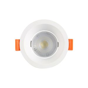 Spot Recuado Embutir LED Redondo 3w 3.000k Luz Branco Quente Blumenau Iluminação