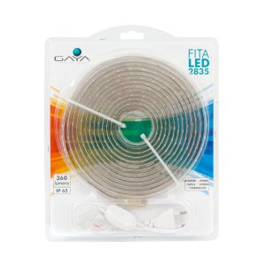 Fita LED Gaya RGB 5050 4,8W Luz Azul