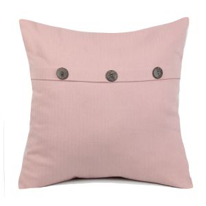 Almofada  Maués Cotton 45x45cm Rosa Diagonal