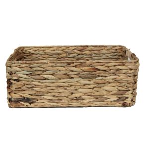 Cesto Decorativo Emma Natural 40x28x15 Diagonal