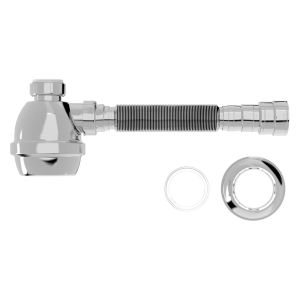 Sifão para Lavatório Blukit 7/8x1.1/2" Cromado