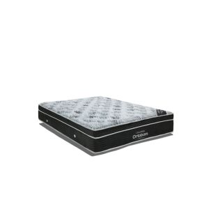 Colchão Ortobom Exclusive Nanolastic Queen 158x198x30cm Preto/Branco