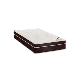 Colchão Ortobom Exclusive Ortopédico Solteiro 88x188x27cm Marrom/Branco