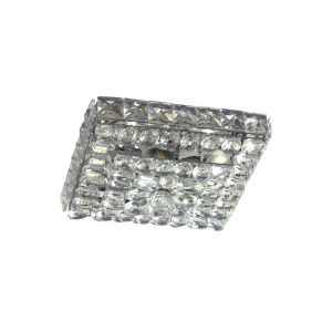 Plafon Cristal Taschibra Moder 12W Quadrado