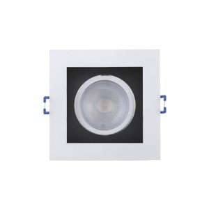 Spot de Embutir Frame 5W MR16 Preto/Luz Branca Taschibra
