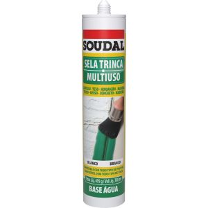 Selante Soudal Base Água Sela Trinca 300ml Branco
