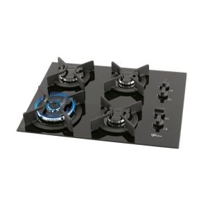 Cooktop a Gás Fischer 4 Bocas TC Infinity Vidro Preto