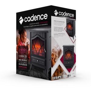 Aquecedor de Ambientes Halógeno AQC810 1800W Preto Cadence