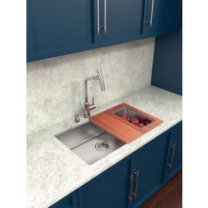 Cuba para Cozinha de Embutir Simples Quadrum 74x44cm Aço Inox Tramontina