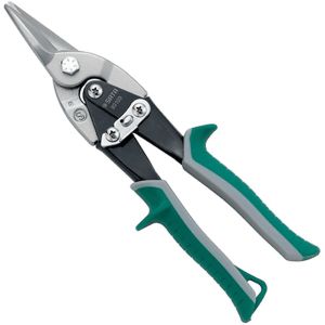 Tesoura Aviação Corte Reto Apex 10" Verde
