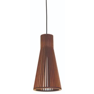 Pendente Illumine 1 Lâmpada Lalita 20cm E27 Imbuia