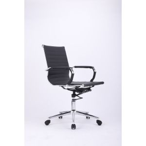 Cadeira de Escritório Pilot Plus com Rodízios Preto Diagonal