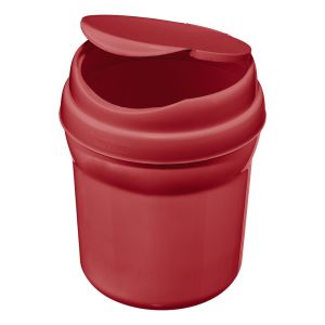 Lixeira com Tampa Sanremo 2,4L Vermelha