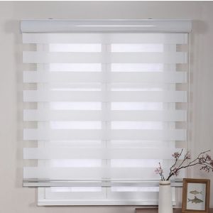 Persiana Double Vision Sunny 1,40L X 1,60A Branca