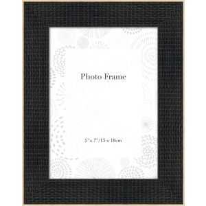 Porta-Retrato Black Diagonal 22,8x17,7cm Preto