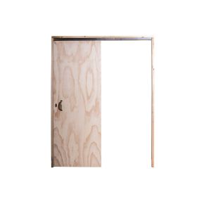 Porta de Correr Madeira Eucalipto Grantok PCP7177G 2,13x0,85m Direita