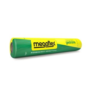 Manta Asfáltica MEGAFLEX Tipo 3 1mx10mx3mm GEOTRANS450 Transitável Externa