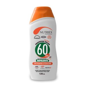 Protetor Solar Nutriex FPS60 UVA Repelente 120ml