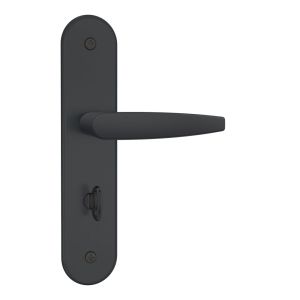 Fechadura Espelho para Banheiro 40mm Preto Fosco 824/33 Stam