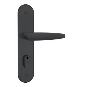 Fechadura Espelho Externa 40mm Inox 804/33 Preto Fosco Stam