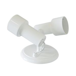 Spot de Sobrepor Dital 2 Lâmpadas Linha Infinity E27 Branco