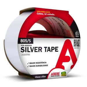 Fita Silver Tape Adere 45mmx5cm Branca