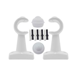 Suporte para Varão Bella Arte Slim 28mm Branco Fosco