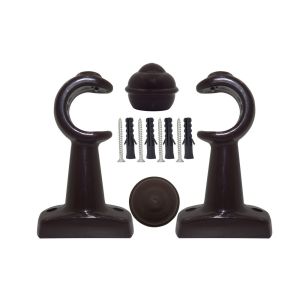 Suporte para Varão Bella Arte Slim 28mm Imbuia