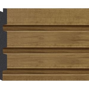 Painel Ripado 3D Poliestireno 2,85x12 Freijo Puro Malaga
