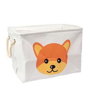 Cesto para Roupa Raposa 40x30cm Casa&Ideia