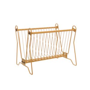 Porta Revistas Metaltru Niva Dourado