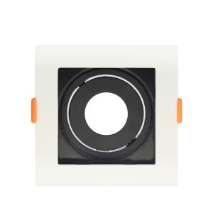 Spot de Embutir Taschibra MR11 Recuado Branco/Preto