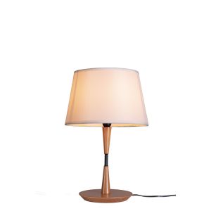Abajur 1 Lâmpada Standard M E27 Castanho Madelustre