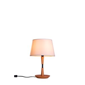 Abajur 1 Lâmpada Standard P E27 Castanho Madelustre