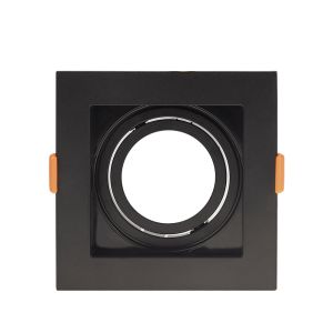 Spot de Embutir Taschibra 1 Lâmpada MR16 Conecta Recuado Preto