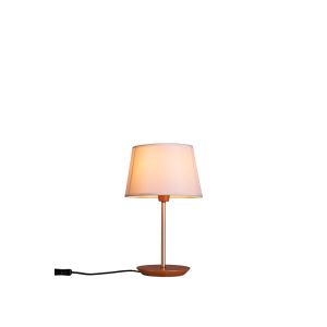 Abajur 1 Lâmpada Diam Slim 17cm Castanho Madelustre
