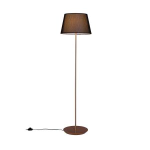 Luminária de Coluna Madelustre Slim 50cm 1 Lâmpada E27 Castanho