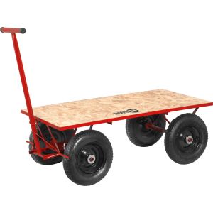 Carrinho Plataforma Vonder Compensado 300kg Vermelho