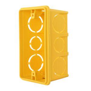 Caixa de Luz Retangular 4"x2" Amarela Vitralux