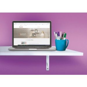 Bancada para Notebook 40x90 Branca Prat-K