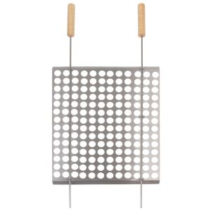 Grelha Mor 40x50cm Moeda Aço Inox