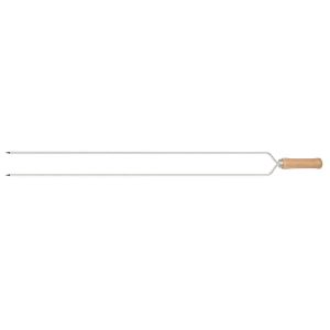 Espeto para Churrasco 85cm Duplo Mor