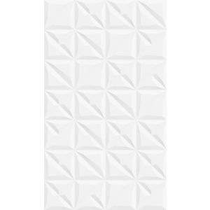 Revestimento Parede Bello Triunfo 771077 37x57 Bold Brilhante Branco Ilhabella