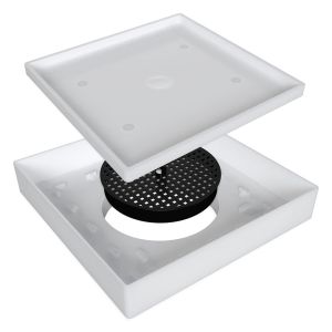 Ralo Oculto Branco 15x15cm Lgmais