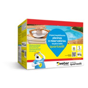Impermeabilizante Tecplus Lastic 18kg Cinza Quartzolit