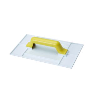 Desempenadeira para Grafiato 14x27 Branco/Amarelo Brico Forte