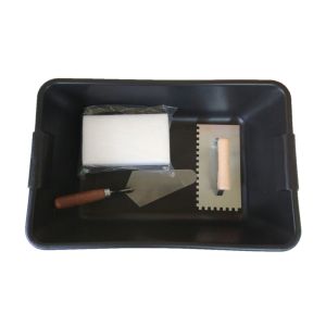 Kit de Ferramentas para Pedreiro Brico Forte 4 Peças Preto