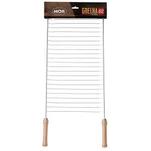 Grelha para Churrasco Simples Aço Cromado Mor