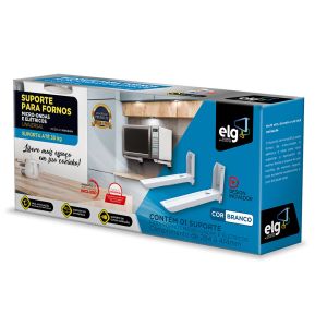 Suporte Forno/Microondas Elg Suportes Regulável Branco