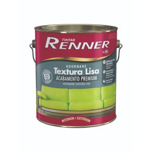 Textura Acrílica Renner Ardonare Lisa Premium 3,6L Branco Fosco